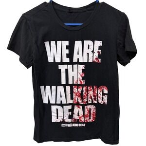 AMC The Walking Dead Shirt XS Black We Are The Walking Dead Graphic Tee Horror